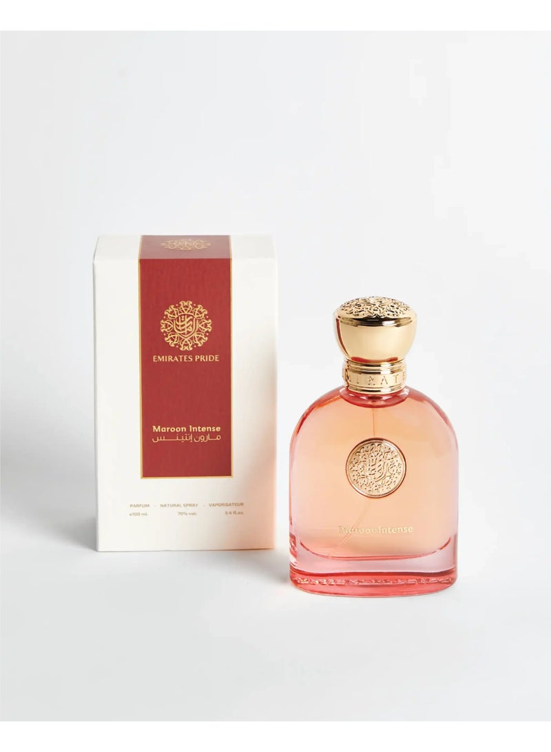 Emirates Pride Maroon Intense Perfume EDP 100ml - Image 1